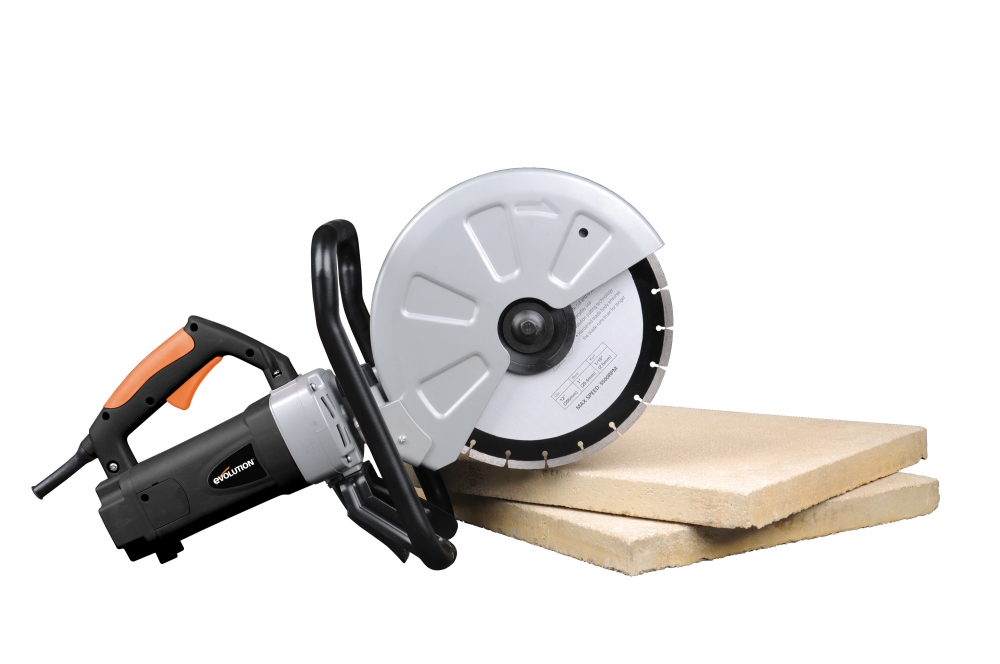 Evolution 305mm Disc Cutter 2400w inc 305mm diamond blade 110v/240v